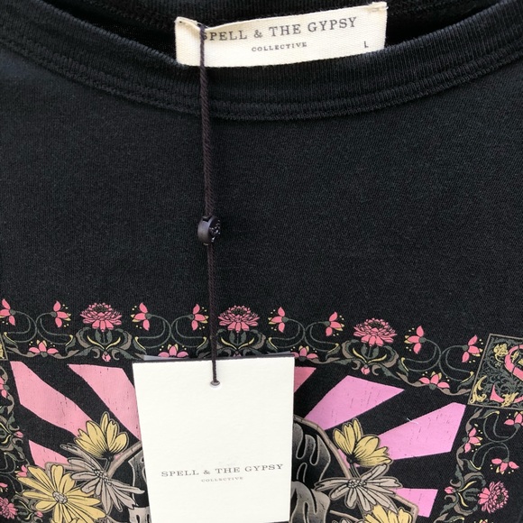 Spell Follow The Sun T-shirt Dress Size Large BNWT - Picture 10 of 10